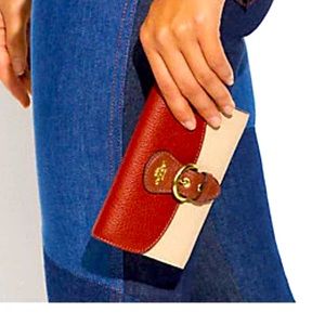 Unique luxury COACH Kleo Wallet In Colorblock 🔥🧡